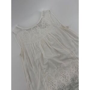 Knox Rose White Eyelet Tank Top